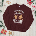 Official Christmas Cookie Tester Gingerbread Man Unisex Sweatshirt Sweatshirt – Warm & Stylish · Trending Graphic Apparel