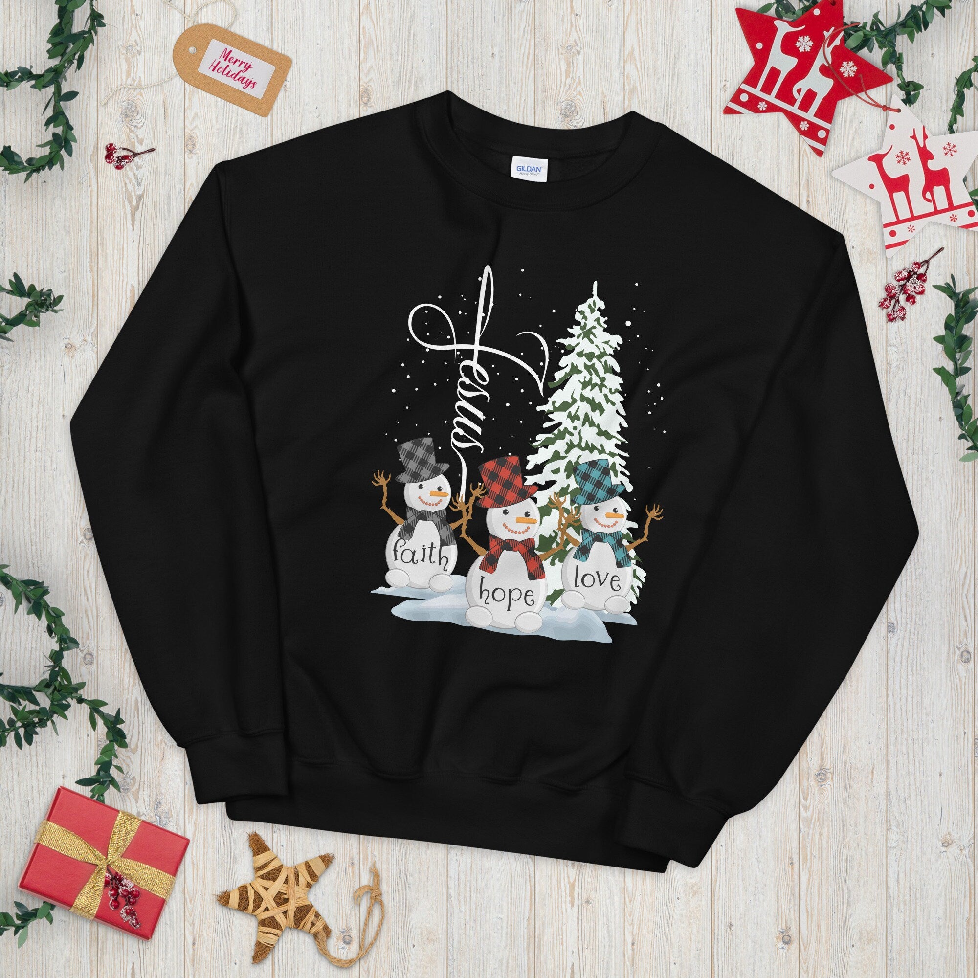 Genuine Jesus39 Passion White Christmas Unisex Sweatshirt Sweatshirt – Easygoing Wear · Top Pick For Any Outfit