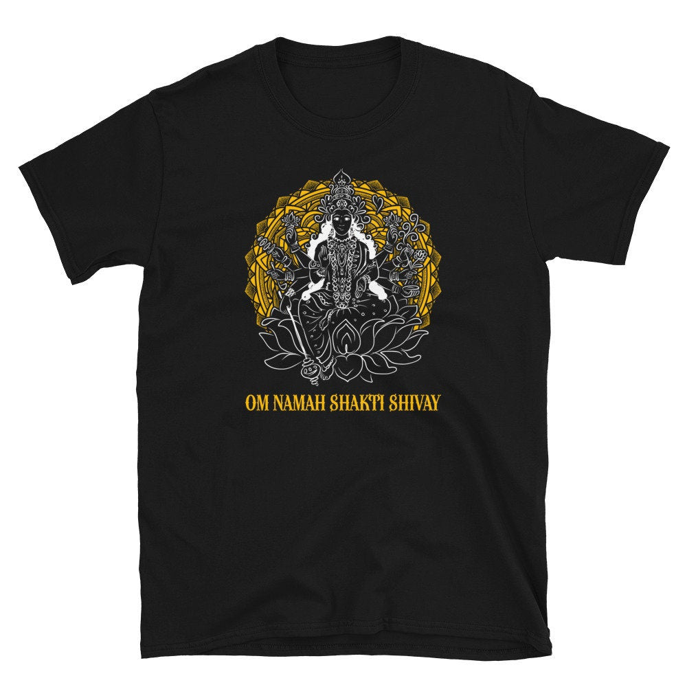 Shaivism Mantra Om Namah Shakti Shivay Mandala Unisex T Shirt Graphic Tee – Aesthetic Look · Top Pick For Any Outfit