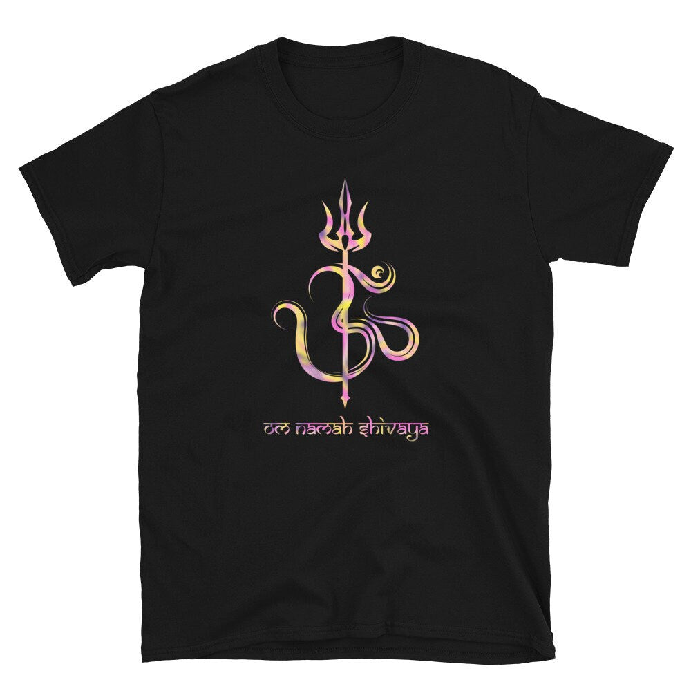 Shiva Trishula Om Namah Shivaya Unisex T Shirt Graphic Tee – Warm & Stylish · High-Quality Print