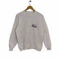 90s Fila Raglan Sweatshirt Medium Vintage Fila Sweater Jumper Pullover Crewneck White Size M Sweatshirt – Bold Style · Trending Graphic Apparel