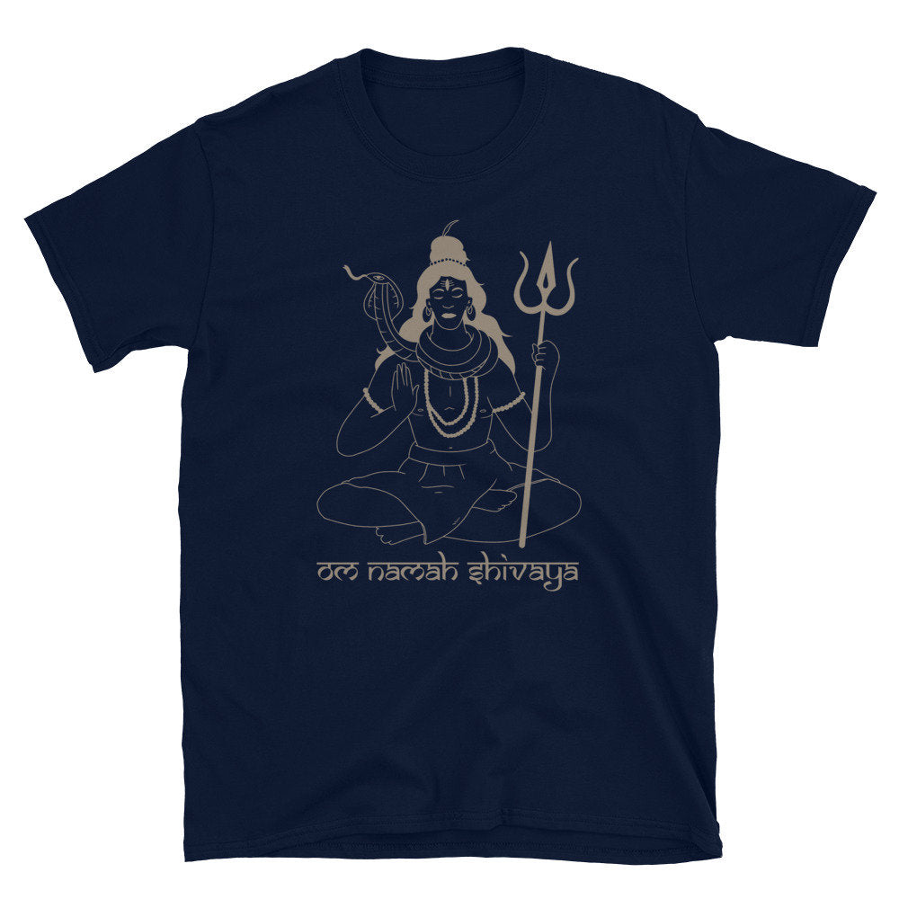 Shiva and Trisula Om Namah Shivaya Unisex T Shirt Graphic Tee – Bold Style · Must-Have Style