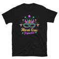 Mardi Gras Masquerade Princess T Shirt Graphic Tee – Soft Feel · High-Quality Print