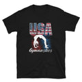 Proud USA Gymnastics Back Flip Unisex T Shirt Graphic Tee – Easygoing Wear · Perfect For Daily Wear