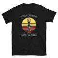Retro Tree Pose Woman Yoga or Wine Quote Unisex T Shirt Graphic Tee – Everyday Comfort · Must-Have Style