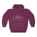 Cleveland Hoodie Adult Unisex Skyline Cleveland Ohio Hoodie Sweatshirt Personalization Available Hoodie – Soft Feel · Top Pick For Any Outfit