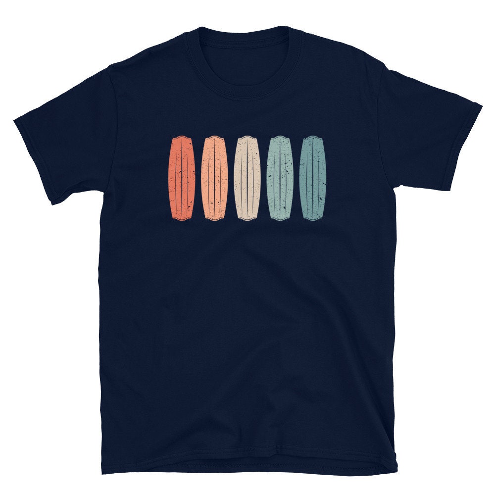 Retro Colors Wakeboard and Wakeboarder Unisex T Shirt Graphic Tee – Everyday Comfort · Top Pick For Any Outfit