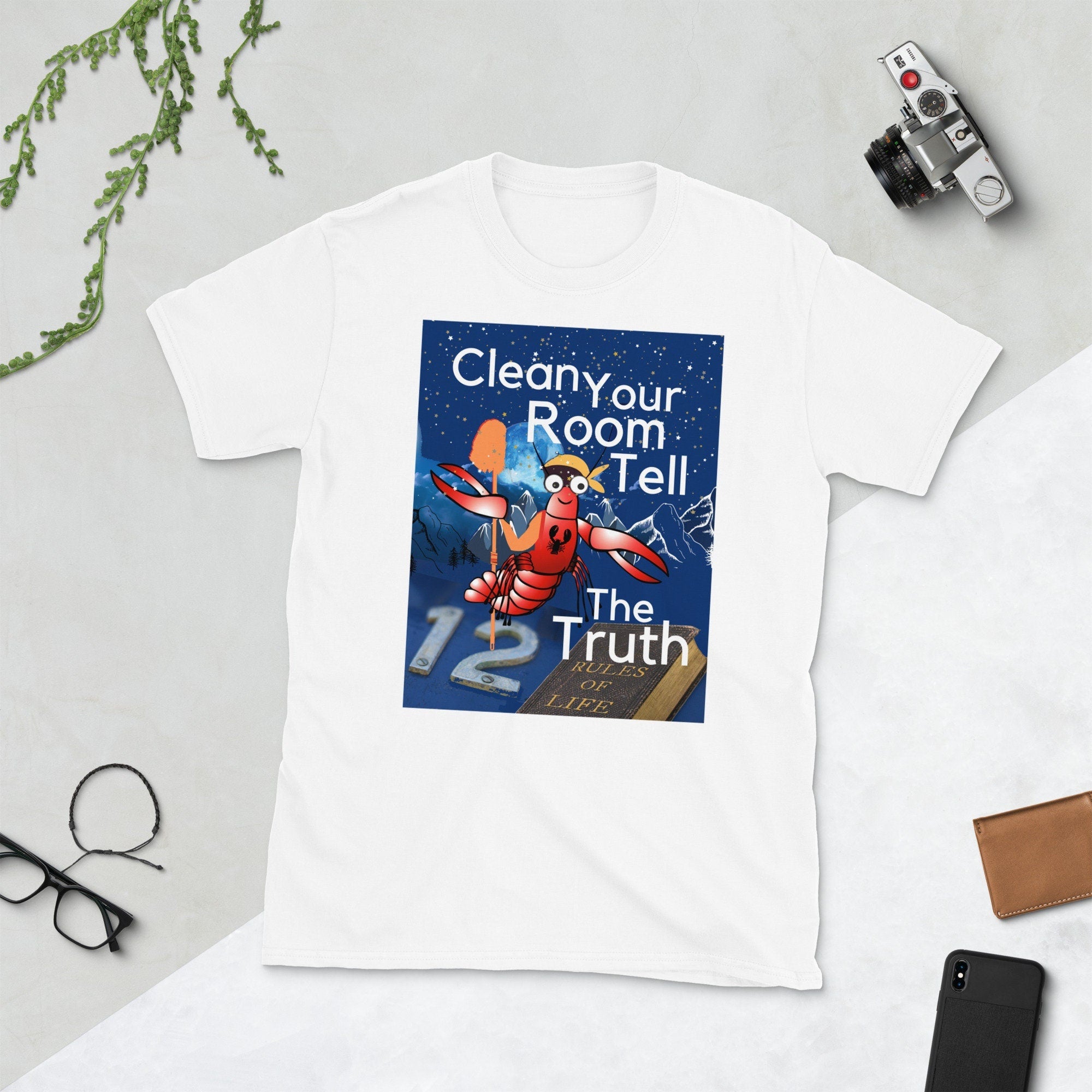 Clean Your Room Tell The Truth Jordan Hail Lobster Short Sleeve Unisex T Shirt Graphic Tee – Fan Favorite · Perfect For Daily Wear