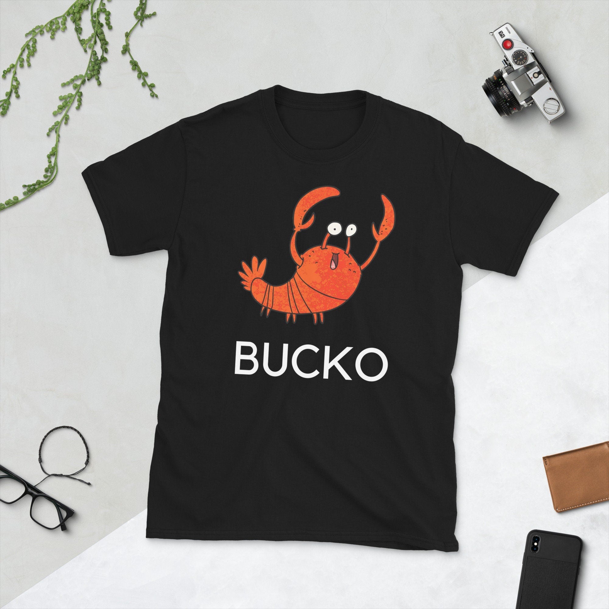 Bucko Hail Lobster Short Sleeve Unisex T Shirt Graphic Tee – Fan Favorite · Great Gift For Fans