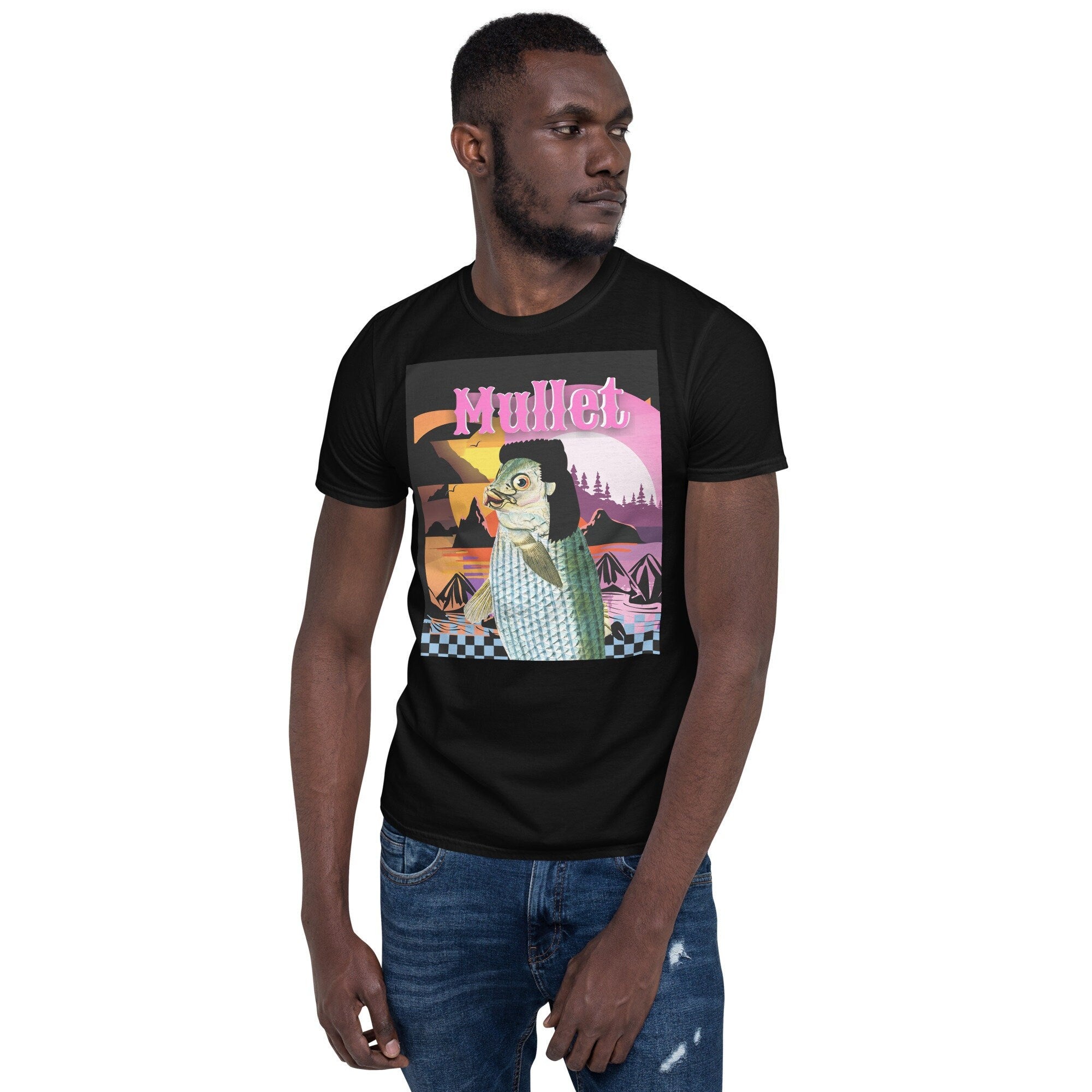 Mullet Lover Fisherman Short Sleeve Unisex T Shirt Graphic Tee – Bold Style · Top Pick For Any Outfit