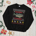 Merry Fishmas Ugly Christmas Fisherman Sweatshirt Sweatshirt – Warm & Stylish · Top Pick For Any Outfit