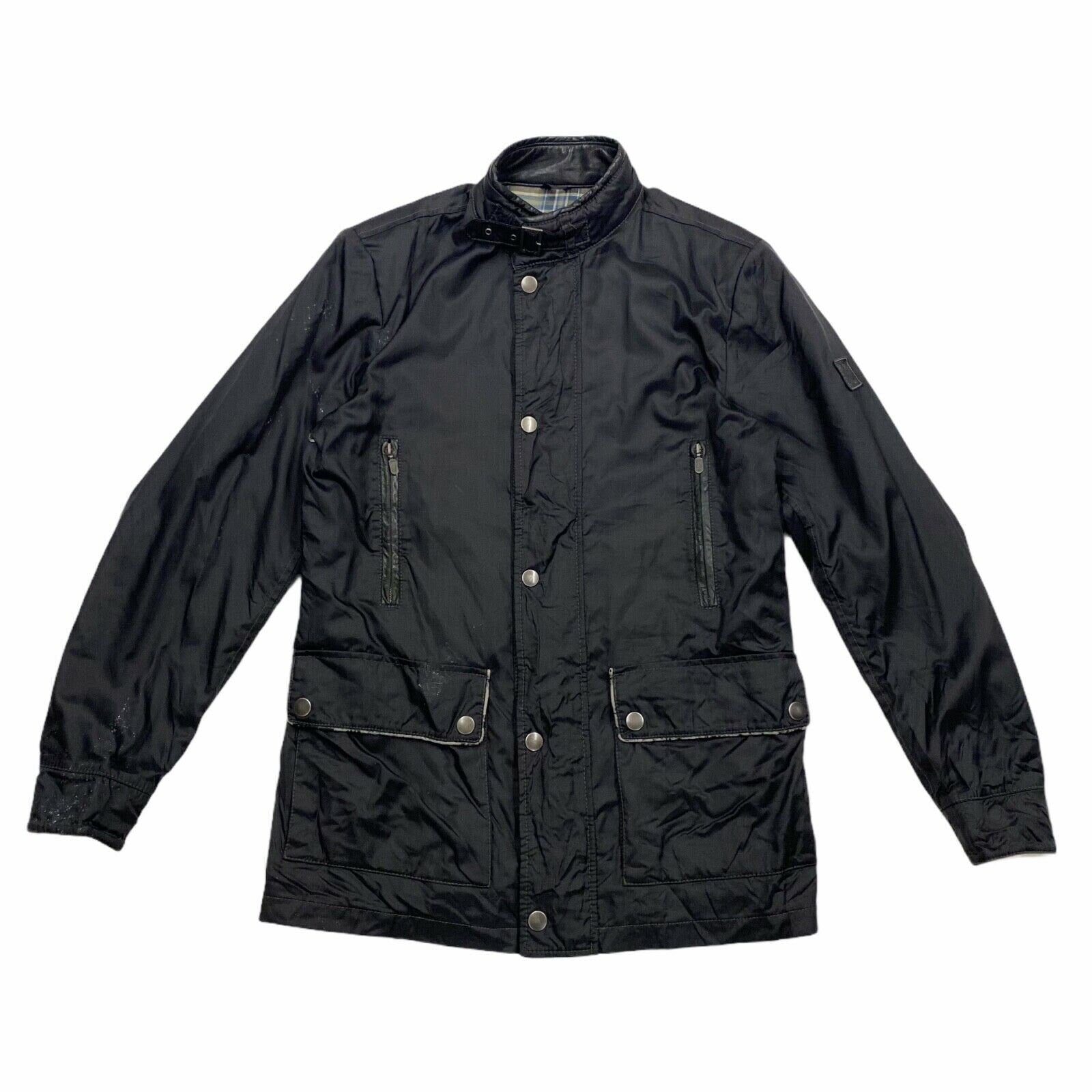 Belstaff Nylon Utility Coat Vintage High End Designer Jacket Medium Black VTG Graphic Tee – Premium Graphic · Perfect For Daily Wear