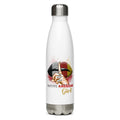 Native American Girl Lips Stainless Steel Water Bottle Graphic Tee – Aesthetic Look · Great Gift For Fans