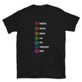 7 Chakras Sanskrit Meditation Unisex T Shirt Graphic Tee – Warm & Stylish · Top Pick For Any Outfit