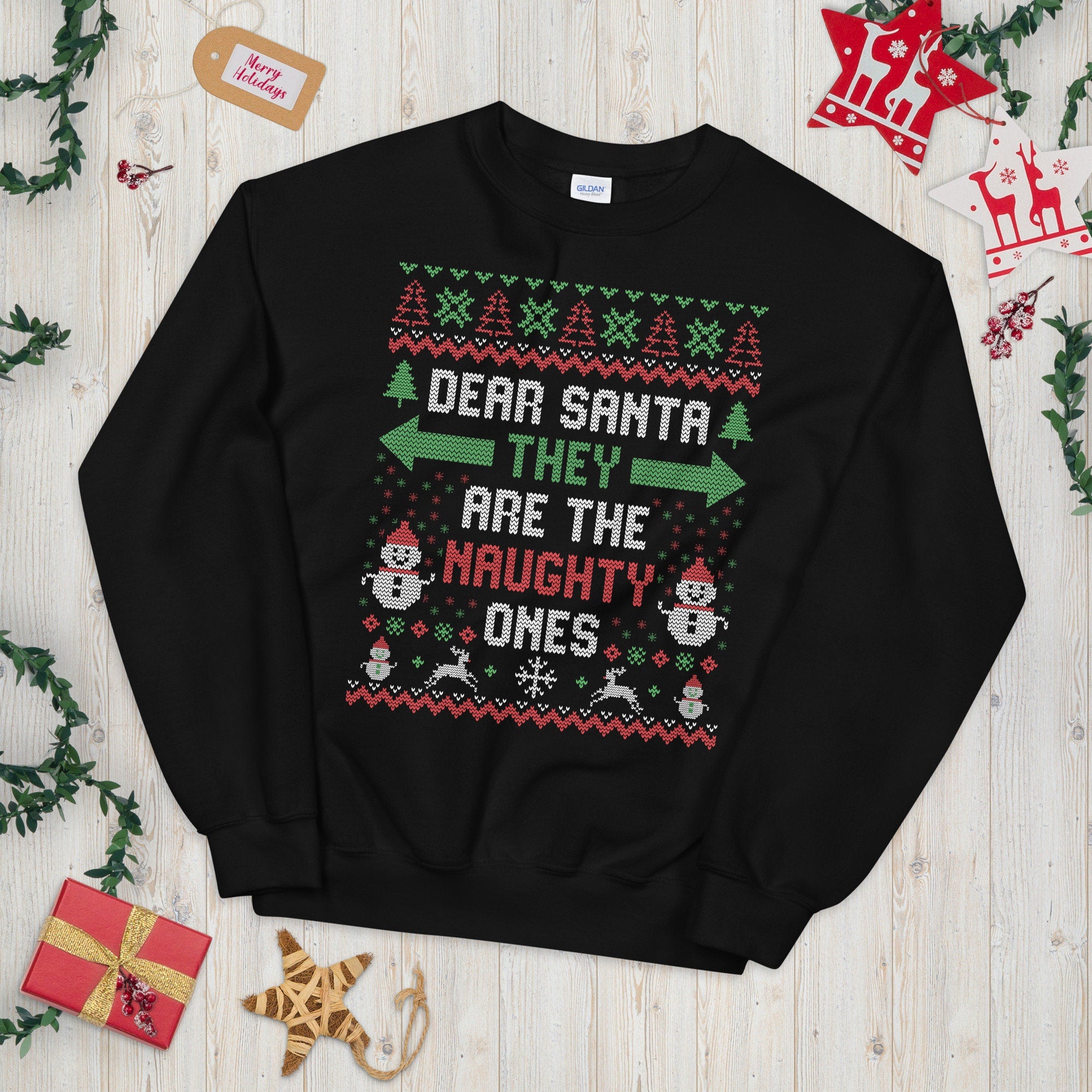 Comedic Joke Ugly Festive Design Sweatshirt Sweatshirt – Soft Feel · Great Gift For Fans