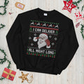 Comedic Santa Joke Ugly Festive Design Unisex Sweatshirt Sweatshirt – Warm & Stylish · Must-Have Style