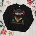 Comedic Reindeer Joke Ugly Festive Design Sweatshirt Sweatshirt – Easygoing Wear · Perfect For Daily Wear