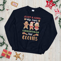 Just a Girl Who Loves Christmas and Cookies Sweatshirt Sweatshirt – Everyday Comfort · Trending Graphic Apparel
