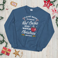 Fun Christmas Plans and Festive Unisex Sweatshirt Sweatshirt – Aesthetic Look · High-Quality Print