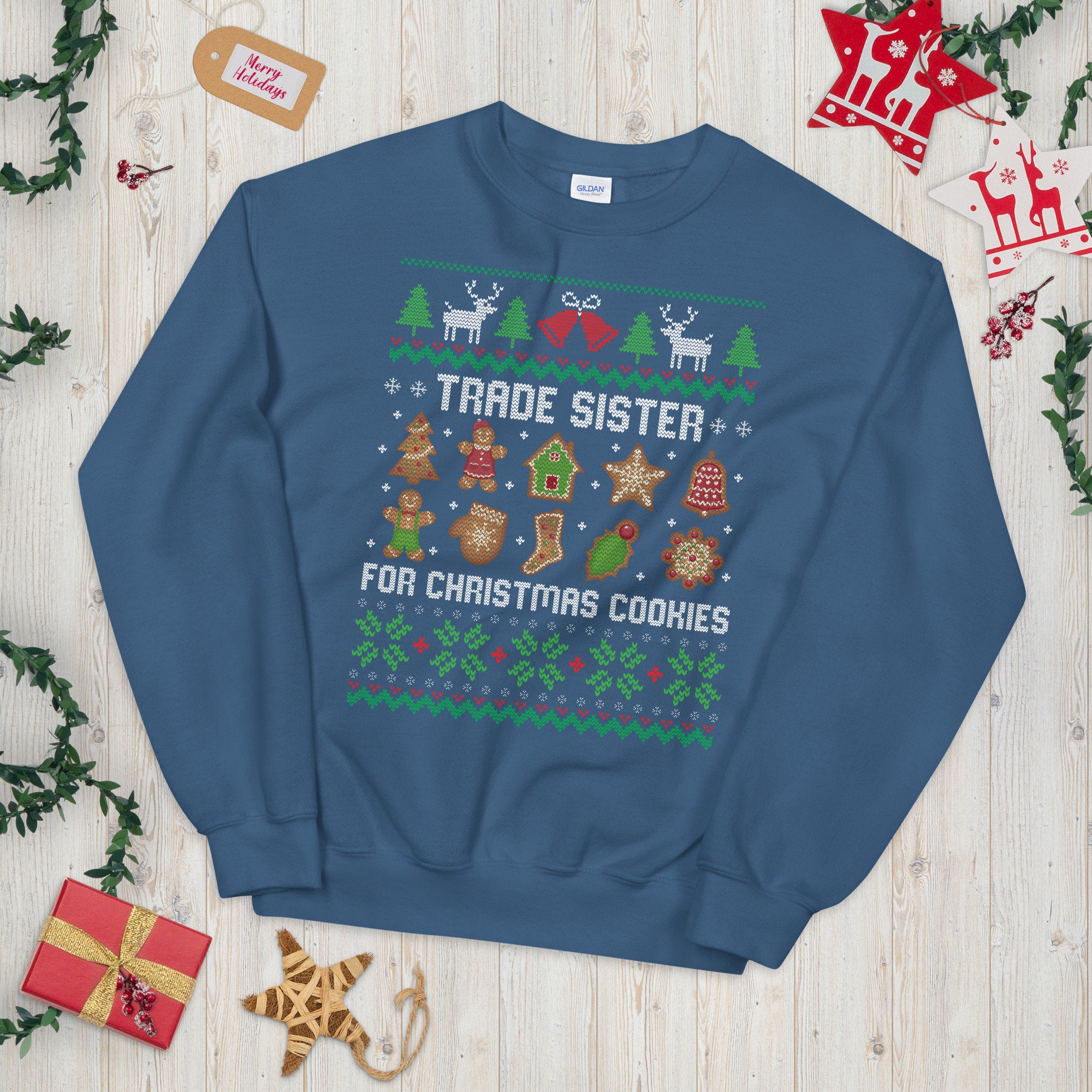Festive Christmas Trade Sis for Xmas Cookies Unisex Sweatshirt Sweatshirt – Soft Feel · Perfect For Daily Wear
