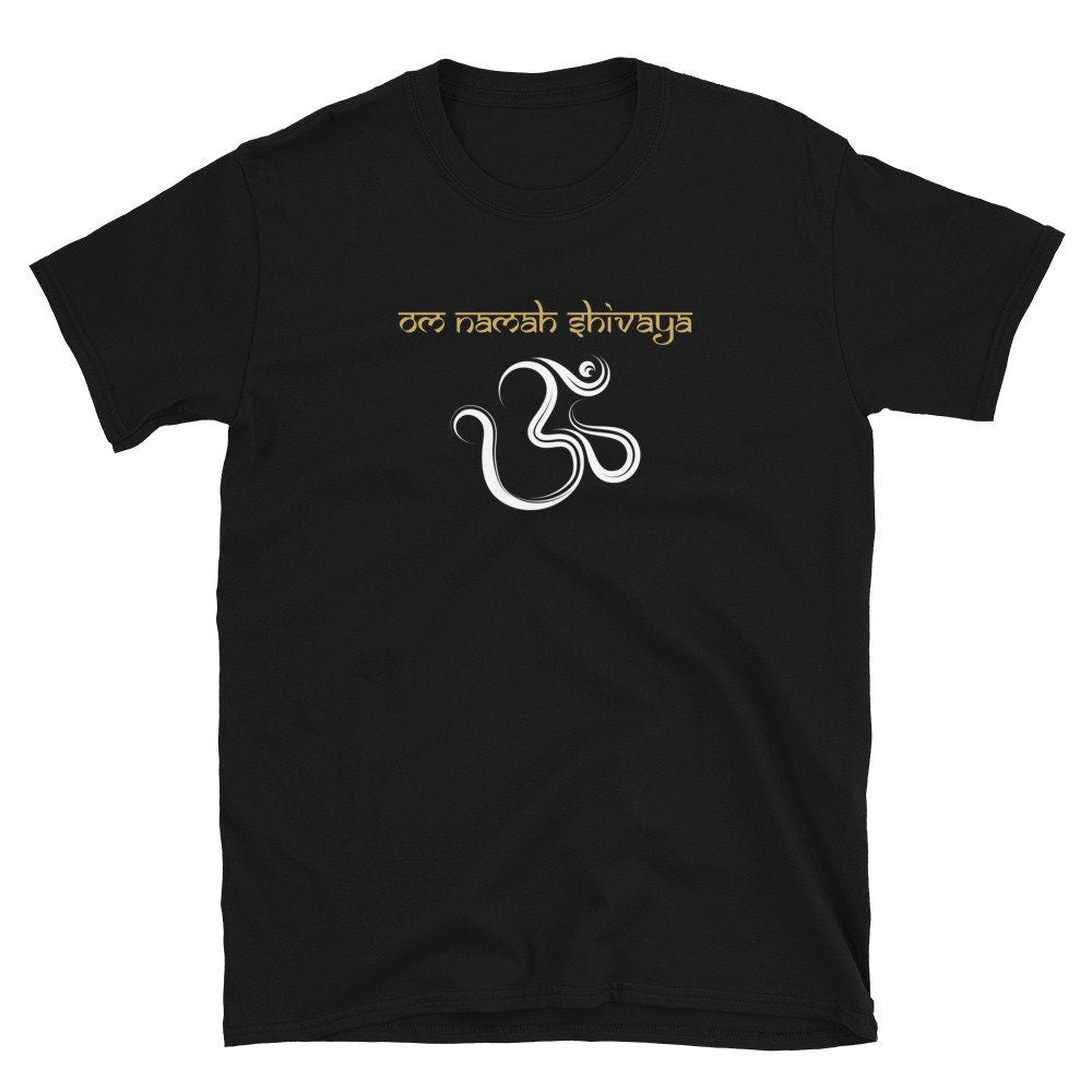Om Sanskrit Om Namah Shivaya Unisex T Shirt Graphic Tee – Feel-Good Design · High-Quality Print