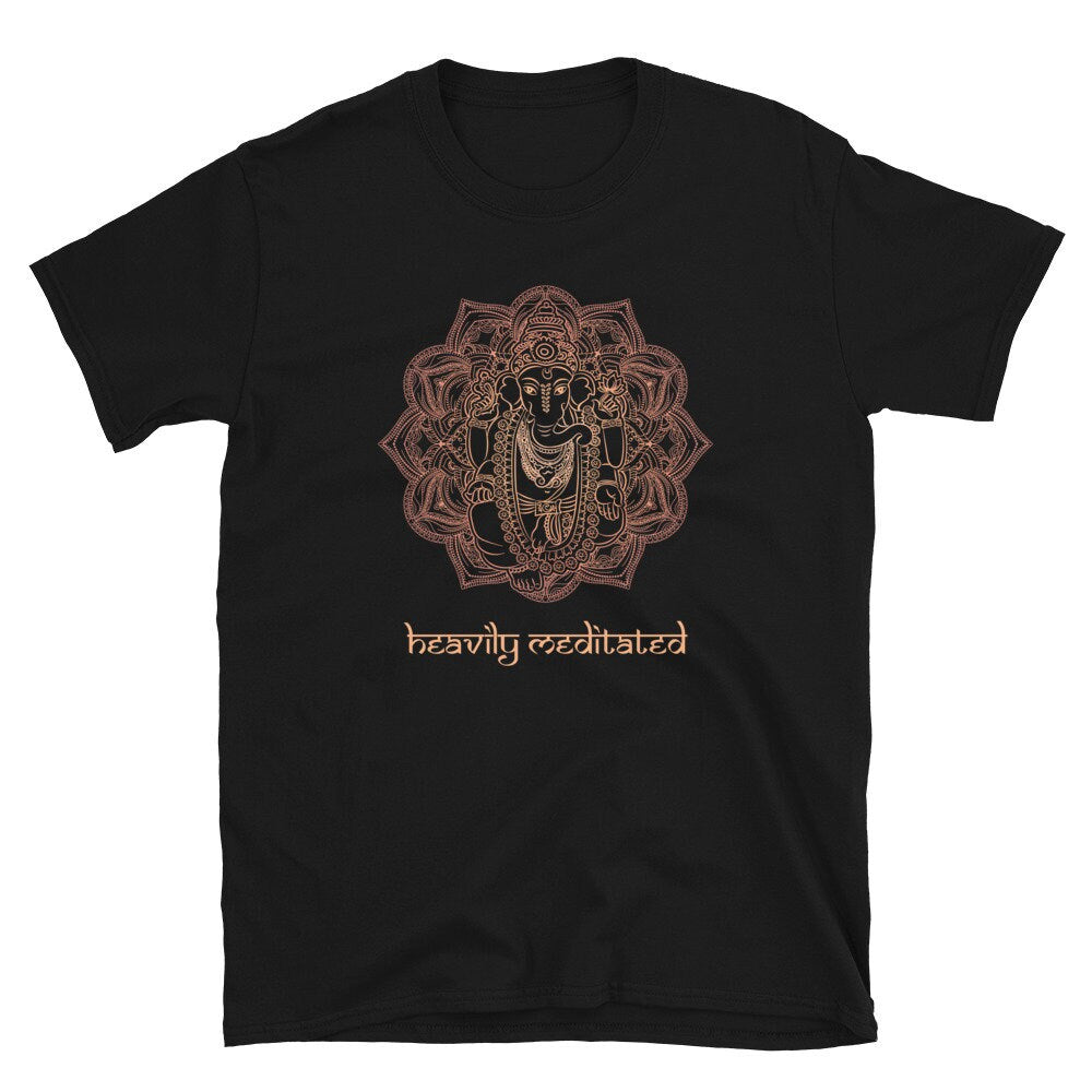 Ganesha Silhouette Happy Ganesha Charturthi Unisex T Shirt Graphic Tee – Feel-Good Design · Must-Have Style