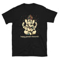 Ganesh Sitting Happy Ganesha Chaturthi Unisex T Shirt Graphic Tee – Premium Graphic · High-Quality Print