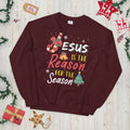 Jesus the Reason for the Festive Season Unisex Sweatshirt Sweatshirt – Bold Style · Top Pick For Any Outfit