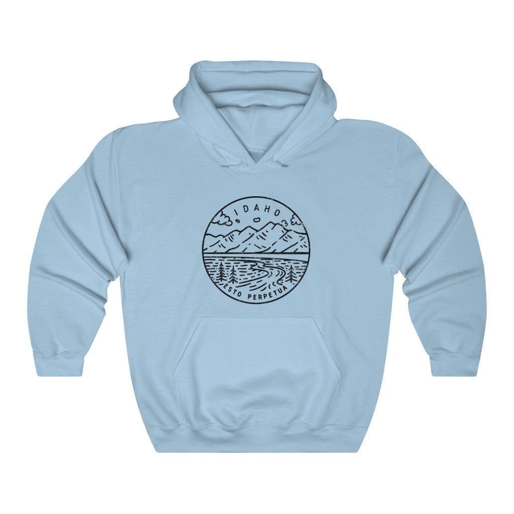 Idaho Hoodie Distressed State Design Adult Unisex Distressed Idaho Sweatshirt Personalization Available Hoodie – Warm & Stylish · Must-Have Style
