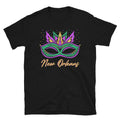 Fat Tuesday Mask New Orleans Unisex T Shirt Graphic Tee – Easygoing Wear · High-Quality Print