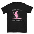 Funny Bunny Dancer39s Pose Yoga or Wine Quote T Shirt Graphic Tee – Fan Favorite · Must-Have Style