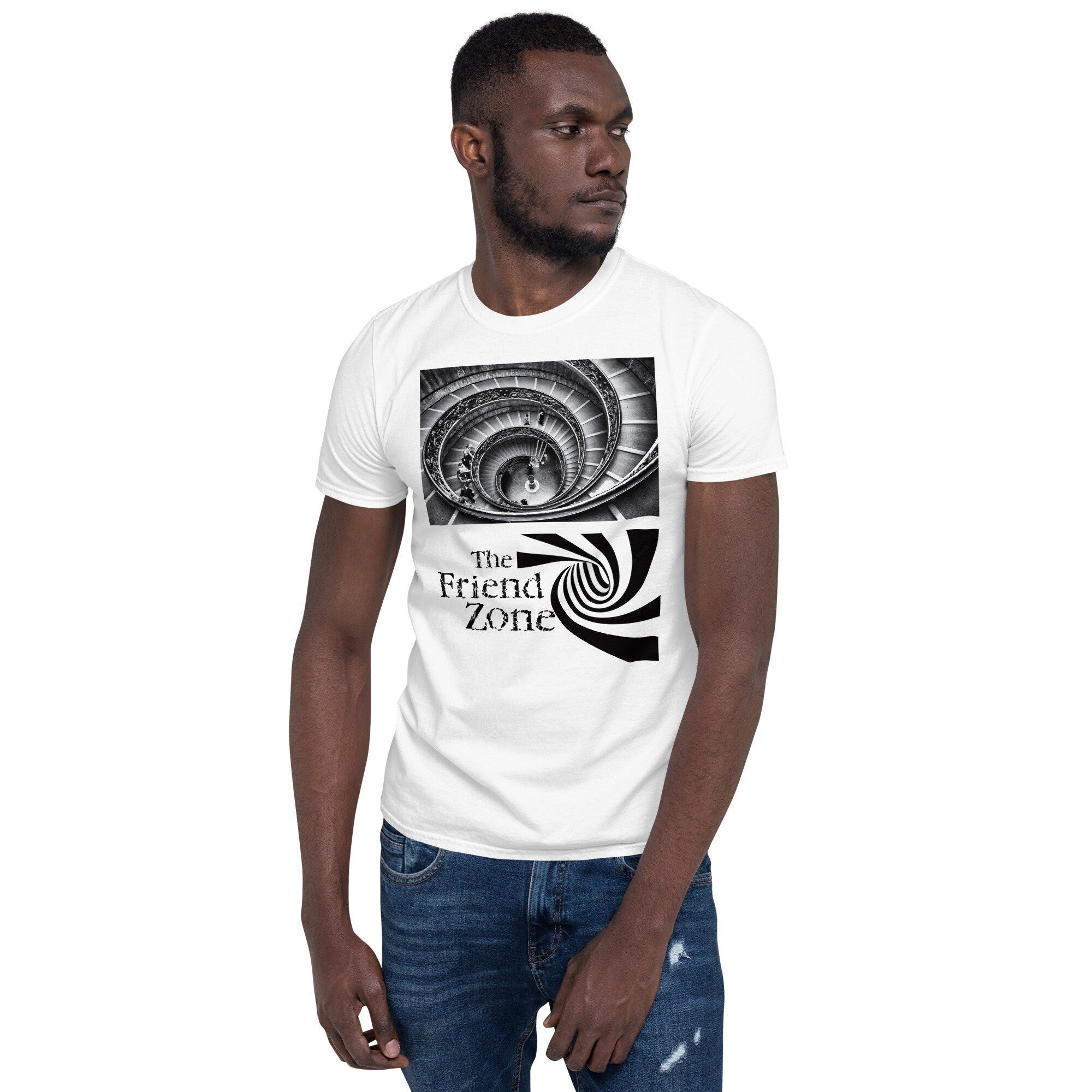 The Friend Zone Short Sleeve Unisex T Shirt Graphic Tee – Warm & Stylish · High-Quality Print