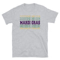Purple Green and Gold Madi Gras Unisex T Shirt Graphic Tee – Bold Style · Must-Have Style
