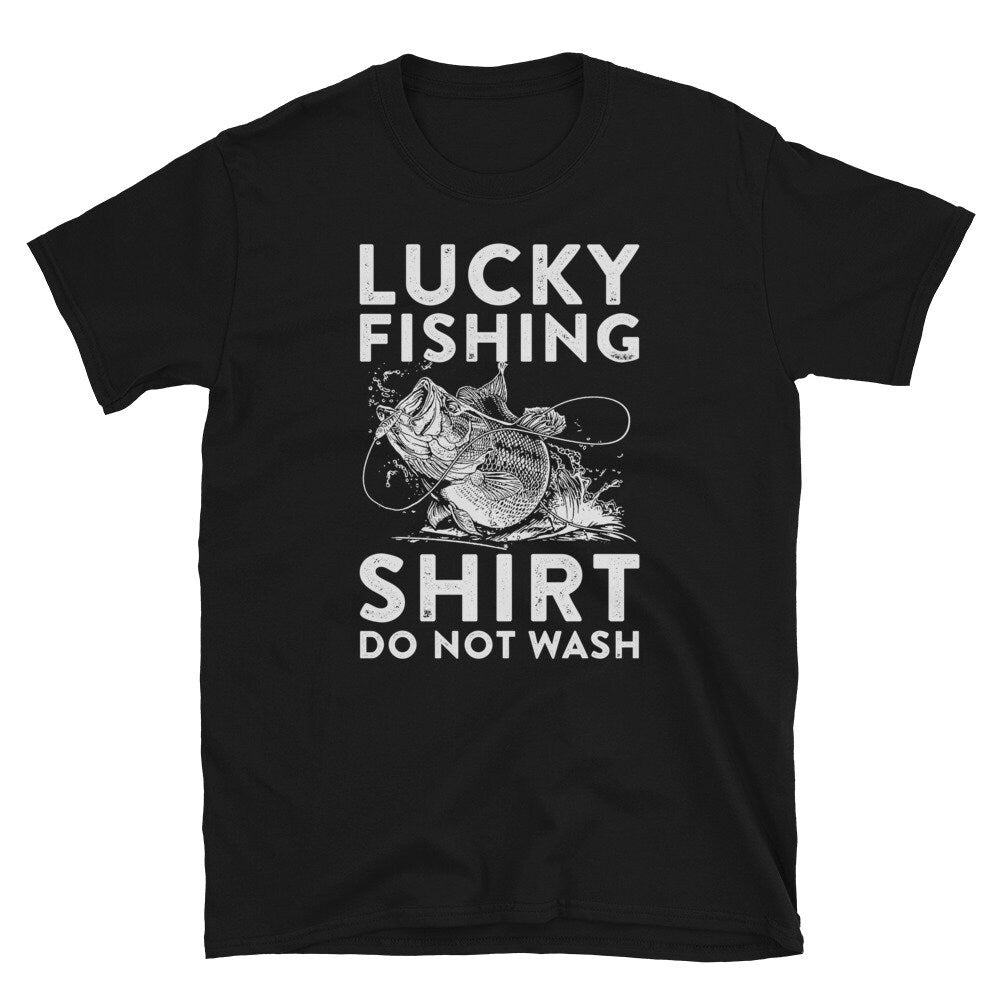 Lucky Fishing Shirt and Funny Angler Unisex T Shirt Graphic Tee – Cozy Vibes · Trending Graphic Apparel