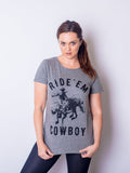 Cowgirl Shirt Ride Em Cowboy Horse Graphic Shirt Funny Horse Shirt Womens Cowgirl Shirt Horse Riding Shirt Equestrian Shirt Graphic Tee – Warm & Stylish · Top Pick For Any Outfit