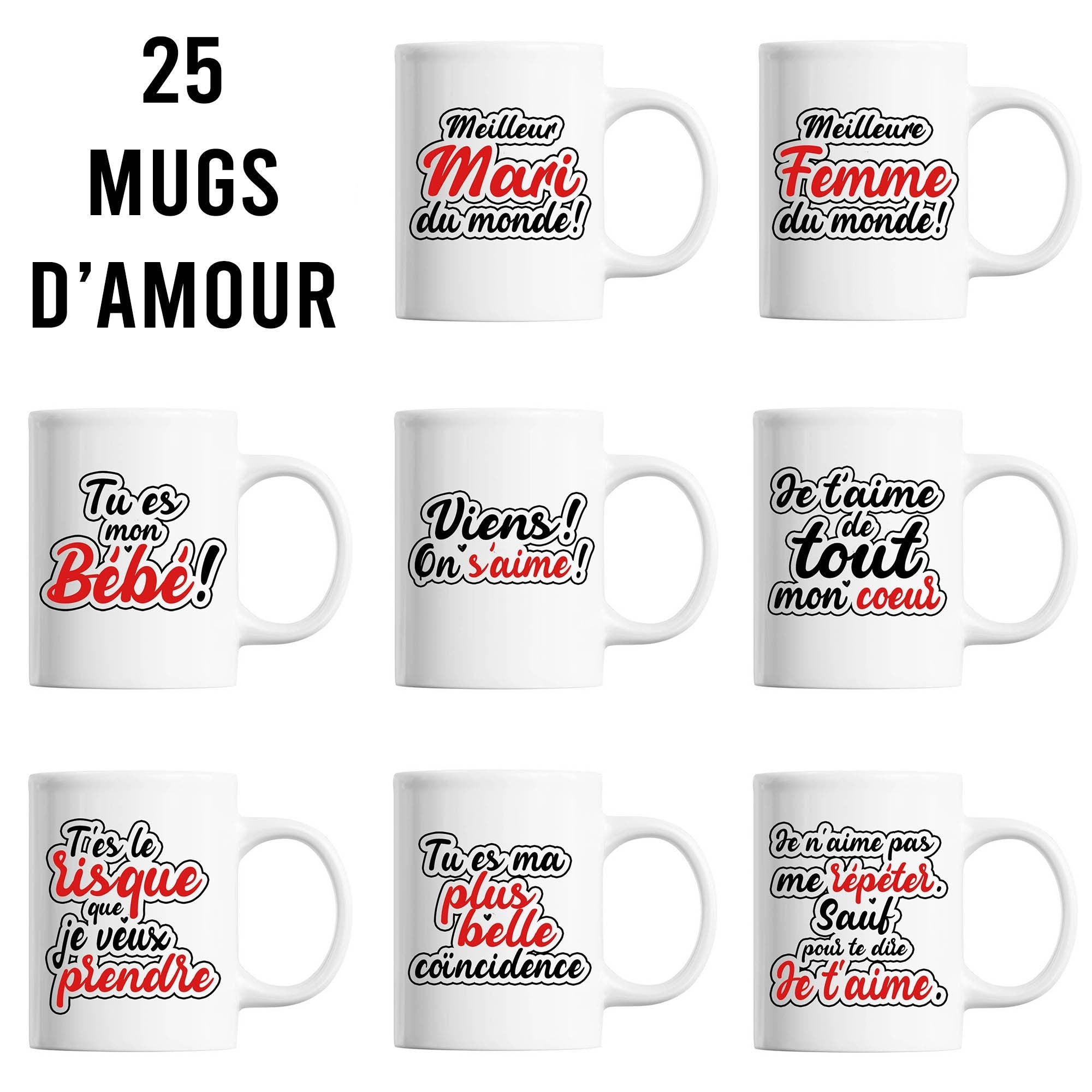 Tasse dclaration d39amour pour ide cadeau Saint Valentin 25 mugs citations romantiques originales disponibles pour exprimer son amour Graphic Tee – Warm & Stylish · Great Gift For Fans