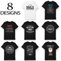 Ide Cadeau anniversaire 70 ans anne 1953 T shirt Bio Homme et Femme Sweat et Mug l 8 designs originaux humoristiques Graphic Tee – Soft Feel · Trending Graphic Apparel