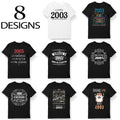 Ide Cadeau anniversaire 20 ans anne 2003 T shirt Bio Homme et Femme Sweat et Mug l 8 designs originaux humoristiques Graphic Tee – Easygoing Wear · Top Pick For Any Outfit