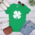 Green Four Leaf Clover Shirt Lucky Irish Party Shirt Ireland Drinking T Shirt Ireland Top Woman Womens Irish Top St Patricks Day Graphic Tee – Feel-Good Design · Perfect For Daily Wear