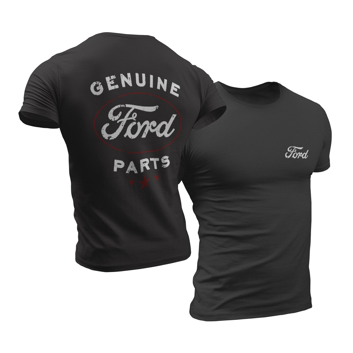 Ford Motors Genuine Parts Mechanics T Shirt Graphic Tee – Soft Feel · Perfect For Daily Wear