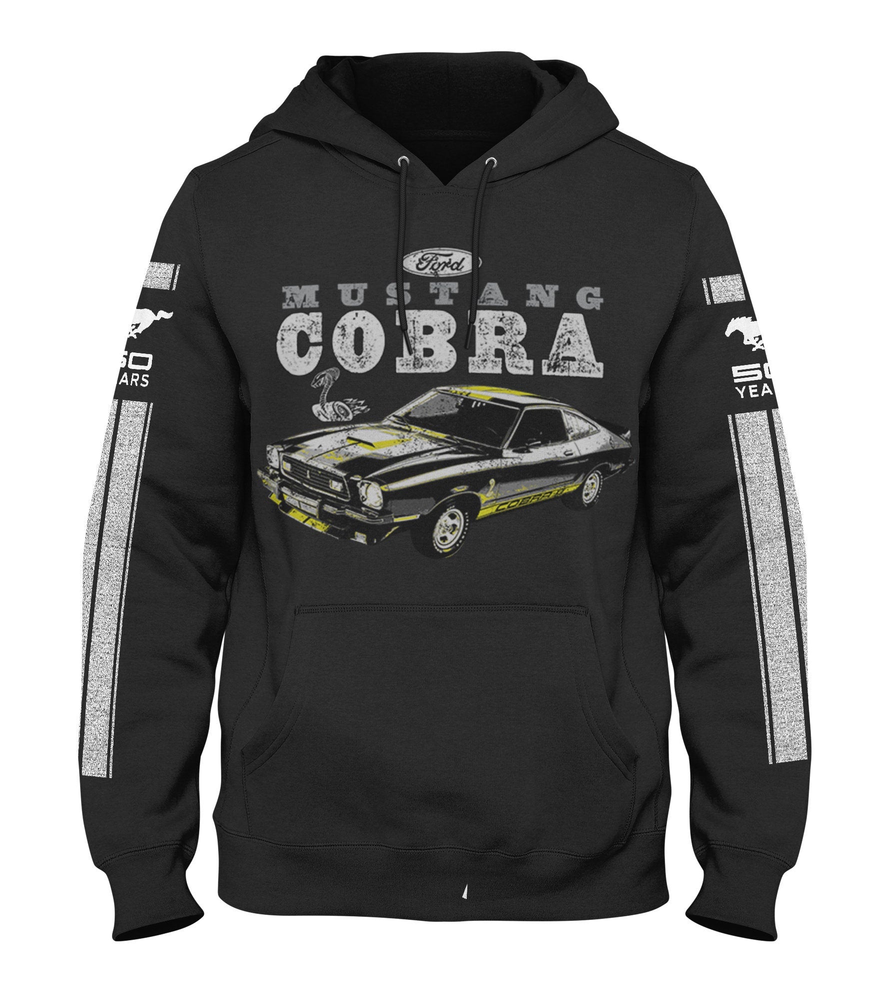 Ford Mustang Cobra Men39s Hoodie 3940 Hoodie – Bold Style · Great Gift For Fans