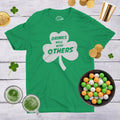 St Patricks Day Shirt Man Drinks Well With Others Shirt Shamrock Shirt Men Green Irish Party Shirt Four Leaf Clover Shirt Graphic Tee – Aesthetic Look · Top Pick For Any Outfit