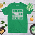 Warning Prone To Shenanigans And Malarkey Saint Patricks Day Shirt Lucky Green shirt Shamrock Shirt Mens Party Clover Shirt Graphic Tee – Premium Graphic · Great Gift For Fans