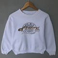 Vintage 90s Meet Me In Cheers Boston Spellout Embroided Biglogo Sweatshirt Pullover Crewneck Sweater Boston Colour White Size NA Sweatshirt – Aesthetic Look · Must-Have Style