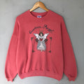 Vintage Y2K Jerzees Tag Guardian Angel Spellout Big Logo Printed Sweatshirt Crewneck Pullover Sweater Baggie Colour Soft Pink Size X Large Sweatshirt – Bold Style · Trending Graphic Apparel