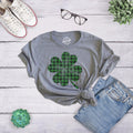 Buffalo Plaid Four Leaf Clover Shirt Buffalo Plaid Shamrock Shirts Drinking T Shirt Ireland Top Woman Womens Irish Top St Patricks Day Graphic Tee – Easygoing Wear · Great Gift For Fans