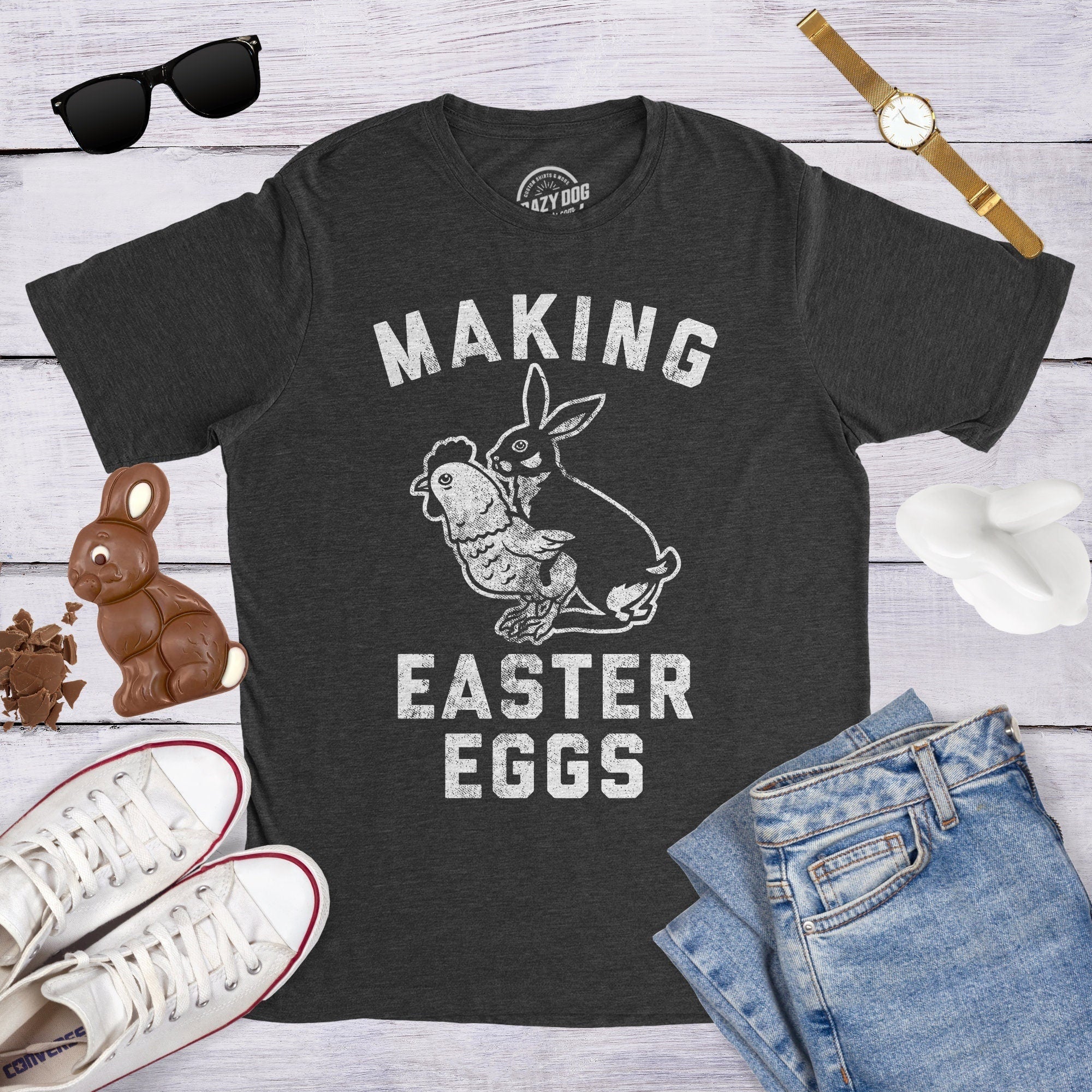 Making Easter Eggs Shirt Rude Easter Shirts Offensive Easter Eggs Easter Egg Hunt Shirts Joke Quotes Easter Tshirt Guys Bunny Shirts Graphic Tee – Feel-Good Design · Great Gift For Fans