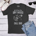 Dad Shirt Funny New Dad Shirt Dad Hammer Shirt Fix It Dad Tee Funny Shirts Dad Fathers Day Gift dad gift If Dont Succeed Call Dad Graphic Tee – Cozy Vibes · Top Pick For Any Outfit