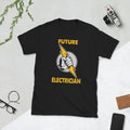 Electricity lightning funny Future Electrician T Shirt Graphic Tee – Everyday Comfort · Great Gift For Fans