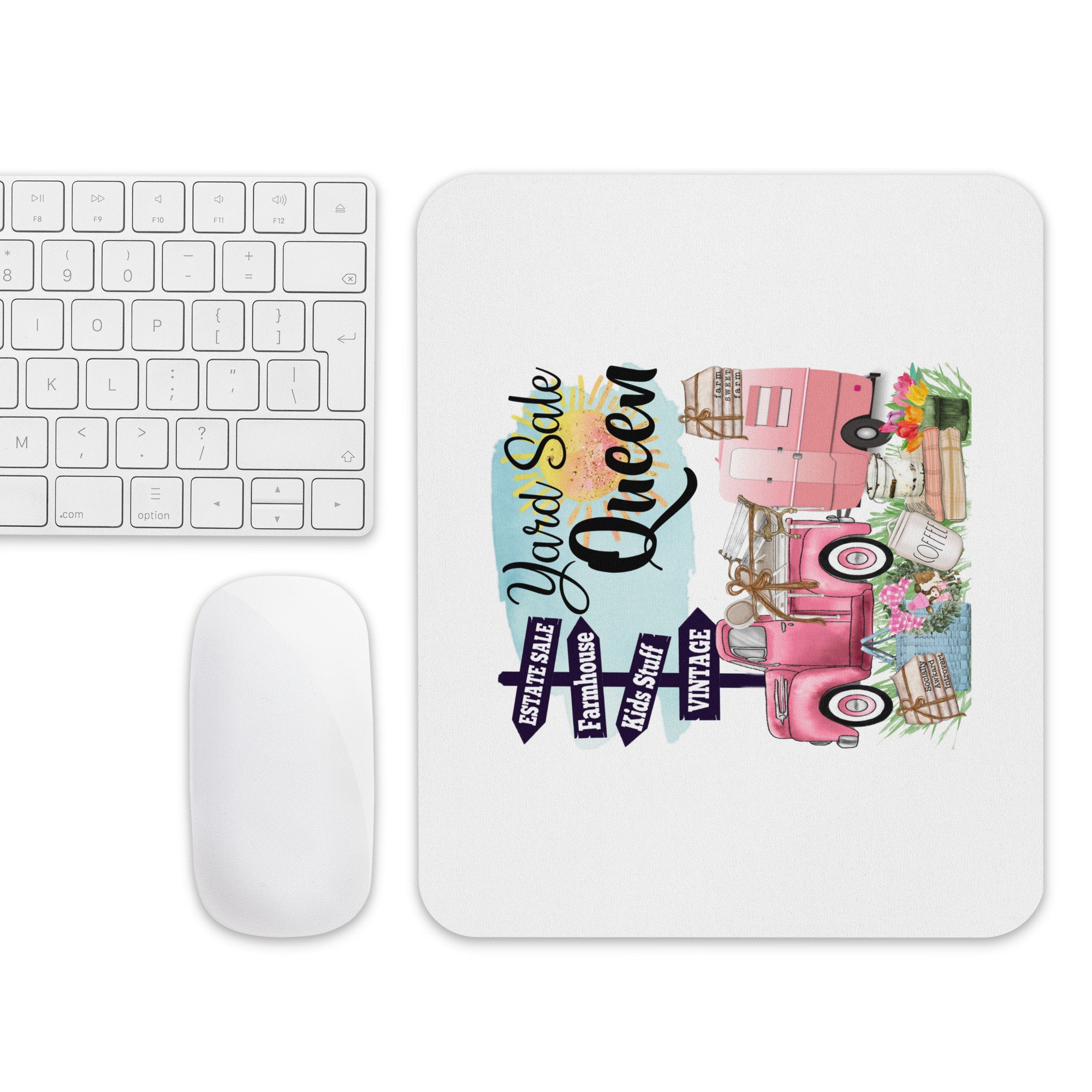 Yard Sale Queen Mouse pad Graphic Tee – Easygoing Wear · Great Gift For Fans